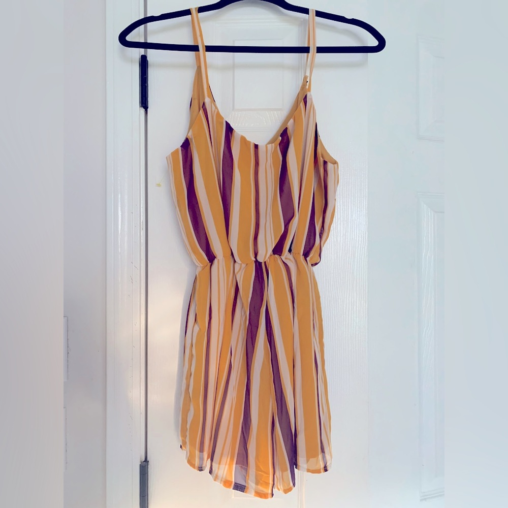 Medium spaghetti strap boutique romper